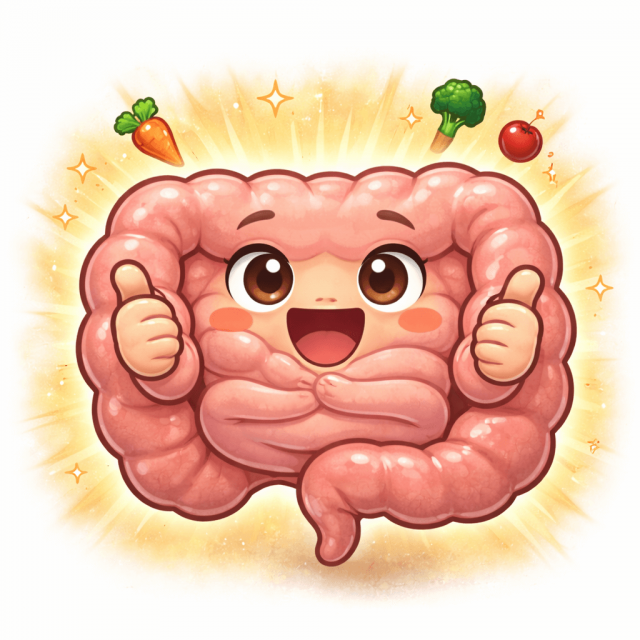 東洋医学の小腸のイラスト