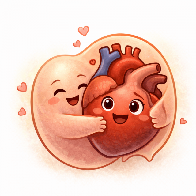 東洋医学の心包のイラスト