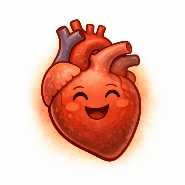 東洋医学の心のイラスト