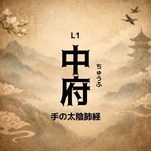 L1 中府ちゅうふ 手の太陰肺経